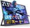 UPERFECT Moniteur Portable 21.5 Pouces 120Hz Portable Monitor 1300:1 1920 x 1080 Full HD IPS Ecran Support Intégré HDMI USB C pour PC Portable Console de Jeux, Boîtier Métallique, Compatible VESA