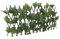 MOHOME Siepe Finta Recinzione Verde Edera Sintetica Giardino Balcone Terrazzo Ringhiera Privacy Foglie Artificiali 2m x 40cm Resistente Realistica