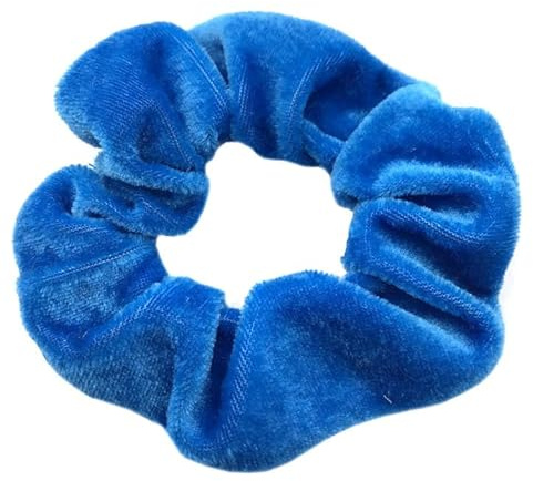 12 Stück Haargummis Scrunchies aus Samt für Damen, Haar Scrunchies großes Samt-Haargummi Pferdeschwanz-Halter Haarband Weiche elastische Haarbänder Haarschmuck für Mädchen Damen,Seeblau