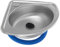 CVUTOVO Fregadero Inoxidable para Autocaravana Fregadero un Seno Lavabo Diseño para Pequeños para Cocinas de Lavado de Verduras y Platos