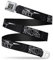 Buckle-Down BD Sicherheitsgurt NY-LA schwarz/weiß – 2,5 cm breit – 50,8-91,4 cm lang - - 4 cm Breit-81/132 cm Länge