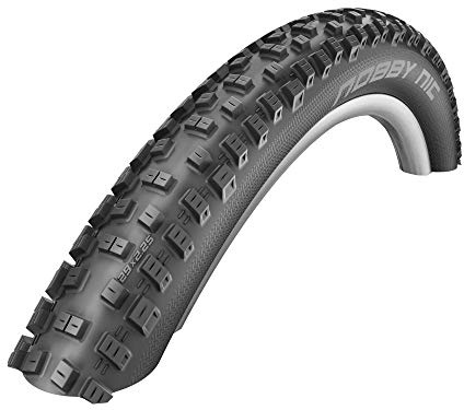 Schwalbe Unisex's Nobby NIC Perf, TwinSkin, TLR Tyres, Black, 26 x 2.35, Cicli Bonin_002897