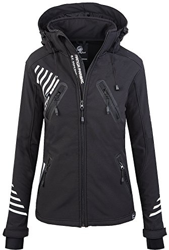 Rock Creek Softshelljacke Damen Outdoor Windbreaker D-390 | Wasserabweisende Übergangsbekleidung, funktionale Wanderjacke für Frauen, Camping, Freizeit und wechselhaftes Wetter