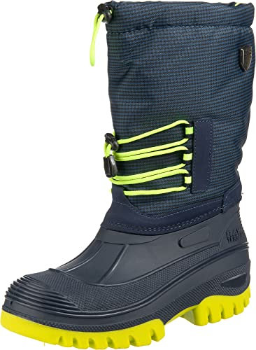 CMP Jungen Bootsportschuhe, Schneestiefel, Schwarz Blau, 39 EU