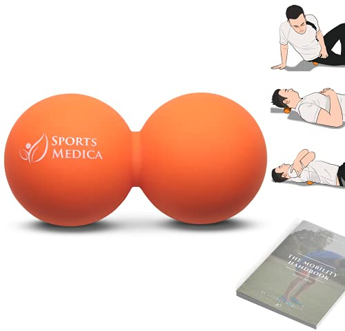 Peanut Massage Ball - Double Lacrosse and Peanut Ball Therapy | Trigger Point Deep Tissue Exercise | Back Muscle Foam Roller for Myofascial Release | Suboccipital Spine Device - Pressure Point