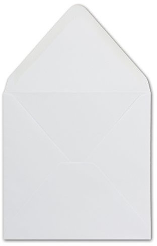 150 Quadratische Briefumschläge Weiß 16,0 x 16,0 cm 100 g/m² Nassklebung Post-Umschläge ohne Fenster ideal für Weihnachten Grußkarten Einladungen von Ihrem Glüxx-Agent