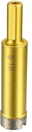 sourcing map 18mm Dry/Wet Diamond Core Drill Bit for Concrete Brick Block Stone Masonry