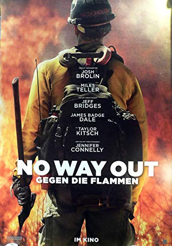 No Way Out - Gegen die Flammen - Teaser - Filmposter A1 84x60cm gerollt
