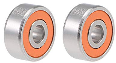 sourcing map S623C-2OS Hybrid-Keramik-Kugellager, 3 x 10 x 4 mm, Edelstahl-Kugellager, 2 Stück