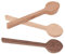 GORGECRAFT 3pcs Wood Carving Spoon Blank Cherry Wood Spoon Beech and Walnut Unfinished Wooden Craft Kit for Whittler Starter