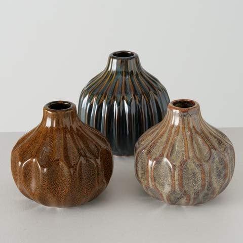 BOLTZE 2006954 Lenja Vase Sortiert 11 cm (1 Stück)