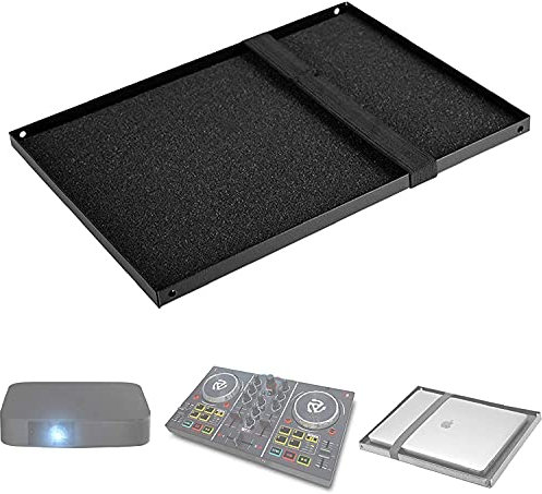 Drsn Vassoio per Supporto Laptop Notebook Proiettore, 34 * 24cm - con Vite Adattatore 1/4” a 3/8”, Molto Usato su Palco, in Sala Conferenze, in Esterni, in Aula & Auditorium (Treppiedi NON Incluso)