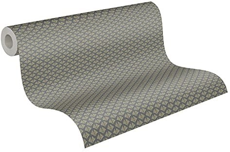 A.S. Création Art Deco Tapete Trendwall 2 Vliestapete gold grau schwarz matt glänzend glatt 379583 37958-3
