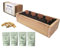 PLANTAWA Kit de Cultivo Jardinera Slim, Kit Completo para Cultivar Hierbas Aromáticas y Culinarias, Semillas Huerto Urbano para Casa Jardín Decoración Plantas Ecológicas Interior y Exterior