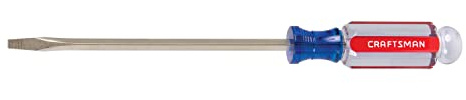 CRAFTSMAN 3/16-in. x 6-in. Flat Head Slotted Acetate Screwdriver