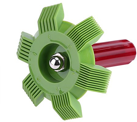 Goshyda Strumento automobilistico, pulitore per raddrizzatore del radiatore, Strumento di Riparazione AC Spazzola per la Pulizia dell'aletta del condensatore, per la Pulizia dell'evaporatore del