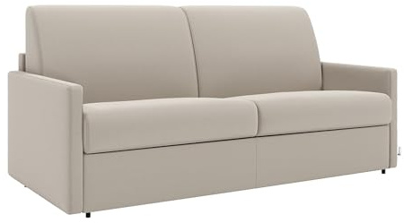 Vente-unique - Schlafsofa 3 Calife - Polyester - beige