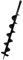 Mèche diamètre 100 mm pour tarière thermique – longueur 80 cm - Mèche de Forage Acier - Pose de Poteaux Clôture Plantation