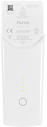Parrot - Batterie Intelligente pour Drone Anafi AI - 6800 mAh - Recharge Rapide par Port USB-C - Fonctions Intelligentes - Mode Hivernage Blanc