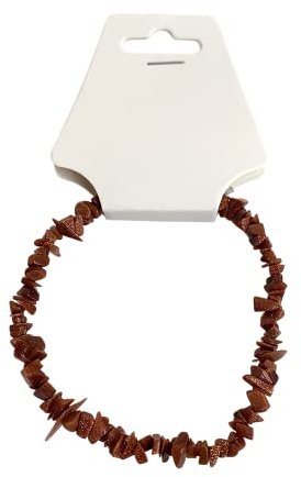 VIE Stretch-Armband mit Edelsteinen (roter Goldstein)