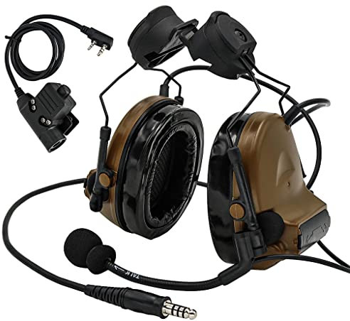 II Tactical Headset II Helmet Stand Military Noise Cancelling Headphones And Tactical PTT U94ptt CB
