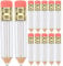 FRCOLOR 12pcs Clear Lip Gloss Tubes Clear Container Bulk Lip Gloss Lip Balm Bottles Lipstick Tube Pencil Shaped Lip Gloss Tubes Cosmetic Container Refillable Tubes Sample Packing Tubes