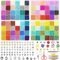 HYHJMISTY 96 Couleurs 12000PCS Perles pour Bracelet, 4mm Perles de Rocaille en Verre, Perles de Rocaille Kit avec 300pcs Perle Lettre, Perles pour Bijoux pour DIY Bracelet, Collier, Boucles d'oreilles