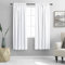 Cortinas de cocina para decoración de ventana, juego de cortinas con aislamiento térmico para oscurecimiento de media habitación, bolsillo para barra, ahorro de energía para cocina, sala de estar,