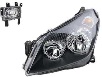 Johns, Scheinwerfer Halogen passend für Opel Astra H 03/2004 - H7 H1 Li. Fahrer + Nebel
