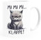 MoonWorks® Kaffee-Tasse Katze mit Anti Motivation Spruch Morgen Montag Mimimi Bürotasse Geschenk Kollegen MiMiMi weiß standard