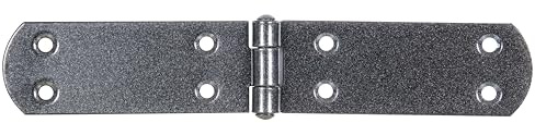 Alberts 822880 DURAVIS® Kistenband | mit vernietetem Stift | schwarzdiamant duplexbeschichtet | Größe 195 x 35 x 2 mm | 20er Set