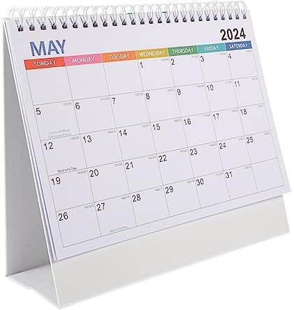 Gogogmee Kreativer Tischkalender Im Minimalistischen Design Dekorativer Stehkalender Für Büro Und Zuhause Praktische Planungshilfe Für Als Zu Feiertagen