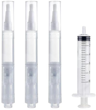 Wall Paint Pen - Refillable Brush Pens,Wall Paint with Paint Syringe for Wall Cabinets Furniture Stains Scratch Cover