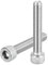 QUARKZMAN M10-1,5x60 Vis à Tête Cylindrique à Six Pans Creux Boulons en Acier Inoxydable 304 à Entraînement Hexagonal pour Vélo de Route, VTT, Auto, Moto, 6Pcs