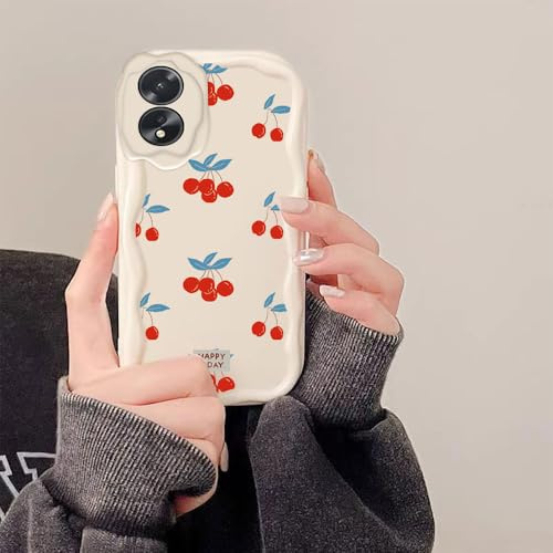 Compatibile con Realme 7 Pro | Custodia Morbida Silicone Design Onde Cremose Lisce