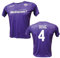 Generico Maglia Fiorentina Personalizzata Bove 4 creata utilizzando Maglia Calcio Replica Autorizzata 2024-2025 Taglie da Adulto (IT, Testo, L, Regular, Regular, Viola)