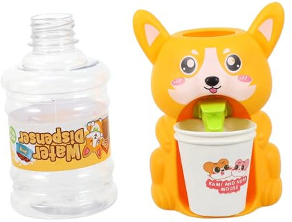 BESTonZON Divertido Dispensador De Agua Juguetes para Niños Juguetes para Niños Dispensador De Agua De Juguete Decoración De Casa De Muñecas Mini Fuente De Agua De Juguete Fuente De Agua
