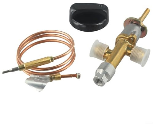 Gas Terrassenstrahler Thermoelement Sensor Hauptsteuerventil, Heizung Gasventil Montage Ersatzteil, für Niederdruck Gasheizungen