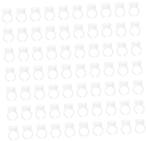 VICASKY 500pièces Gobelets à Pigments Récipients à Encre Pour Tatouage Des Sourcils Porte-bagues Pratiques