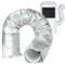 Yjkedfh Housse Portable Pour Tuyau De Climatiseur - Enveloppe Isolante Pour Conduits De Climatiseurs | Design Isolant Étanche Pour Installation Extérieure Ou Intérieure Sur Tuyau Flexible