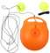 JUMPLAWN Tennis Trainingsgerät für Kinder und Erwachsene Selbststudium mit Basis und Elastischem Seil Tennis Trainingsset Verbessert Reflexe und Koordination