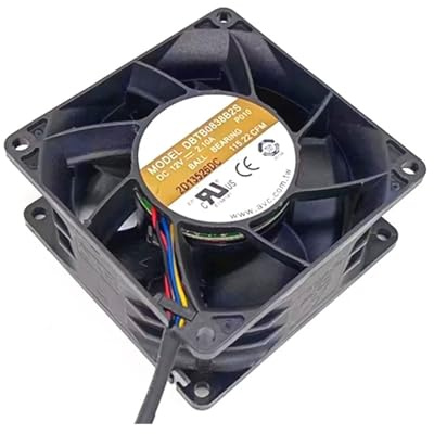 80 mm Hochgeschwindigkeits-CFM AirFlow 12 V Dual-Kugellager-PWM-Lüfter for Computer-PC, 80 x 80 x 38 mm, 10.000 U/min, leistungsstarker Kühler(2 wires)