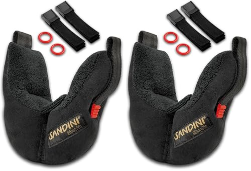 SANDINI SleepFix® Kids – Sicherheits-Schlafkissen für Kinder (18 Monate bis 12 Jahre) – Crash-Test geprüft im Kindersitz – Basic Velvet (Packung mit 2)