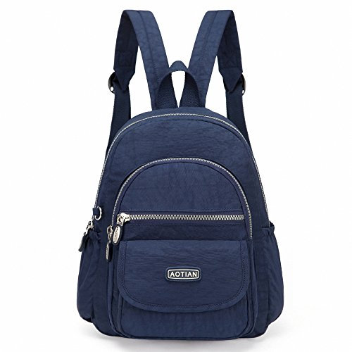 AOTIAN Mini Rucksack Für Mädchen Und Damen Leichtgewicht Kleine Lässiger Daypacks Tasche 7 Liter Blau