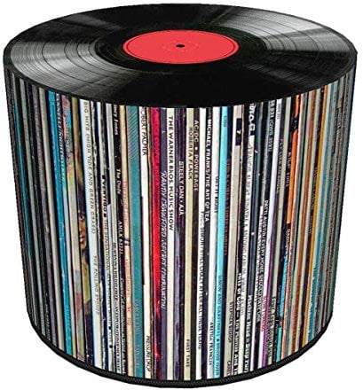 Bertoni Hocker Sitzhocker Pouf Sitzpuff Puff Aus Filz 40 x 40 cm Rund Stabil Abnehmbarer Bezug Waschbar Vinyl