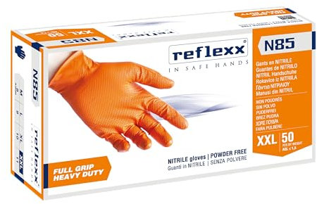 Reflexx N85/XXL, guanti in nitrile FULL GRIP | HEAVY DUTY