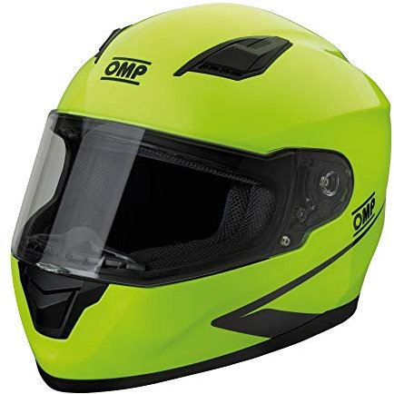 Omp Herren SC613099L Circuit EVO Helm Fluo GELB GRÖSSE L, Large