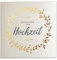 Art Nuvo SATZ 20 St. 135x135mm HOCHZEITSEINLADUNGEN MIT GEDRUCKTEN EINLAGEN UND UMSCHLÄGEN FÜR HOCHZEIT – VERGOLDETES MUSTER AUF AQUARELLPAPIER, ZAP_DE_06