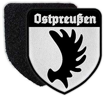 Copytec Patch Ostpreußen Heimat Ost Preußen Wappen Aufnäher #36633
