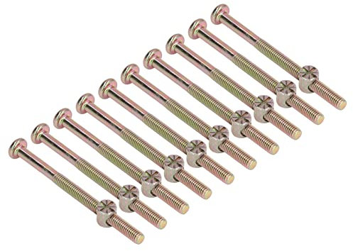 Hardware per viti per culla, kit viti per lettino durevole per mobili(M6*80mm)
